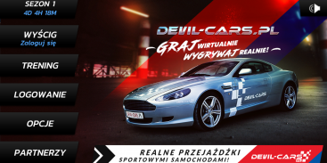 Gra Devil-Cars Racing - wygrywaj przejażdżki sportowymi samochodami!