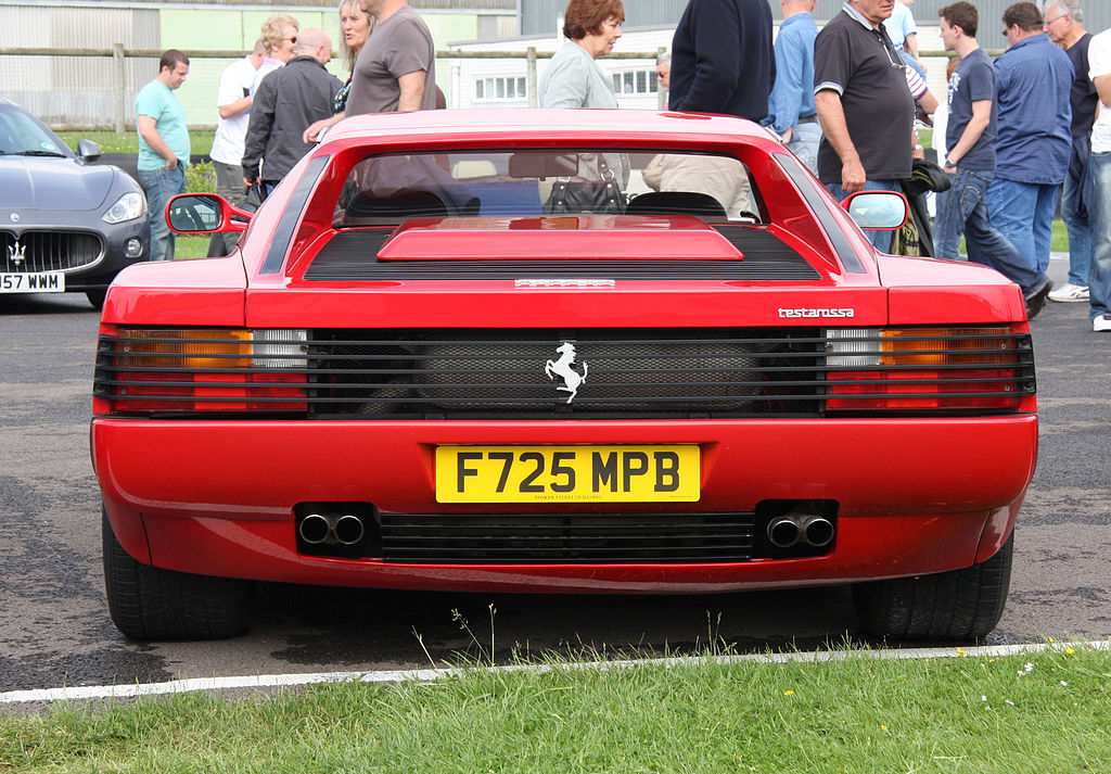 ferrari testarossa tył