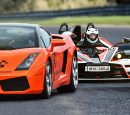 Lamborghini Gallardo vs. KTM X-BOW Lamborghini Gallardo vs. KTM X-BOW